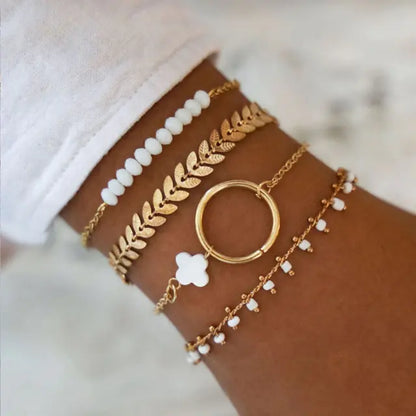 Trendy Chain Bracelet Set