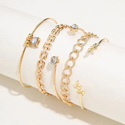 Trendy Chain Bracelet Set