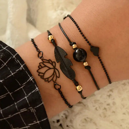 Trendy Chain Bracelet Set